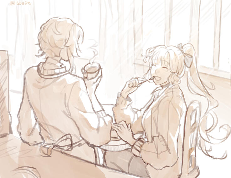 example of a monotone sketch, simple background